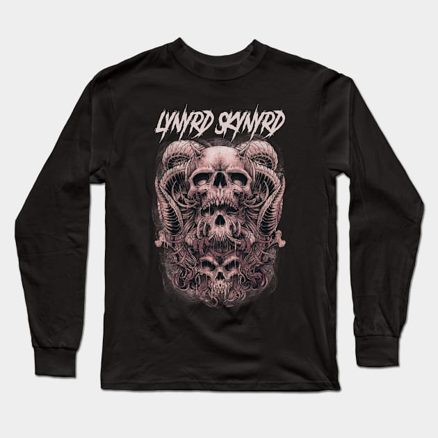 LYNYRD BAND Long Sleeve T-Shirt by Pastel Dream Nostalgia